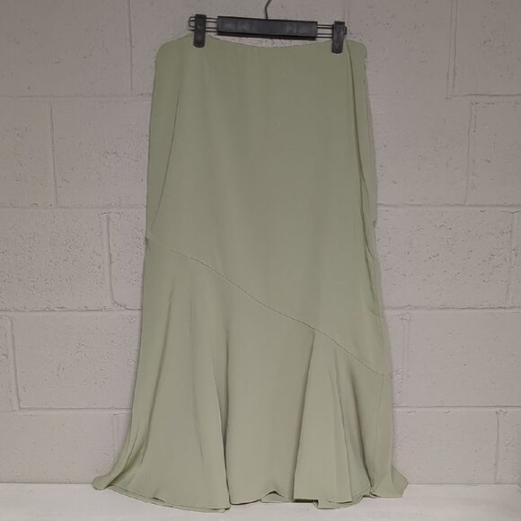 Women’s Maxi Skirt M NWT Flowy Long Lined Lightweight Boho Minimalist - Picture 4 of 10
